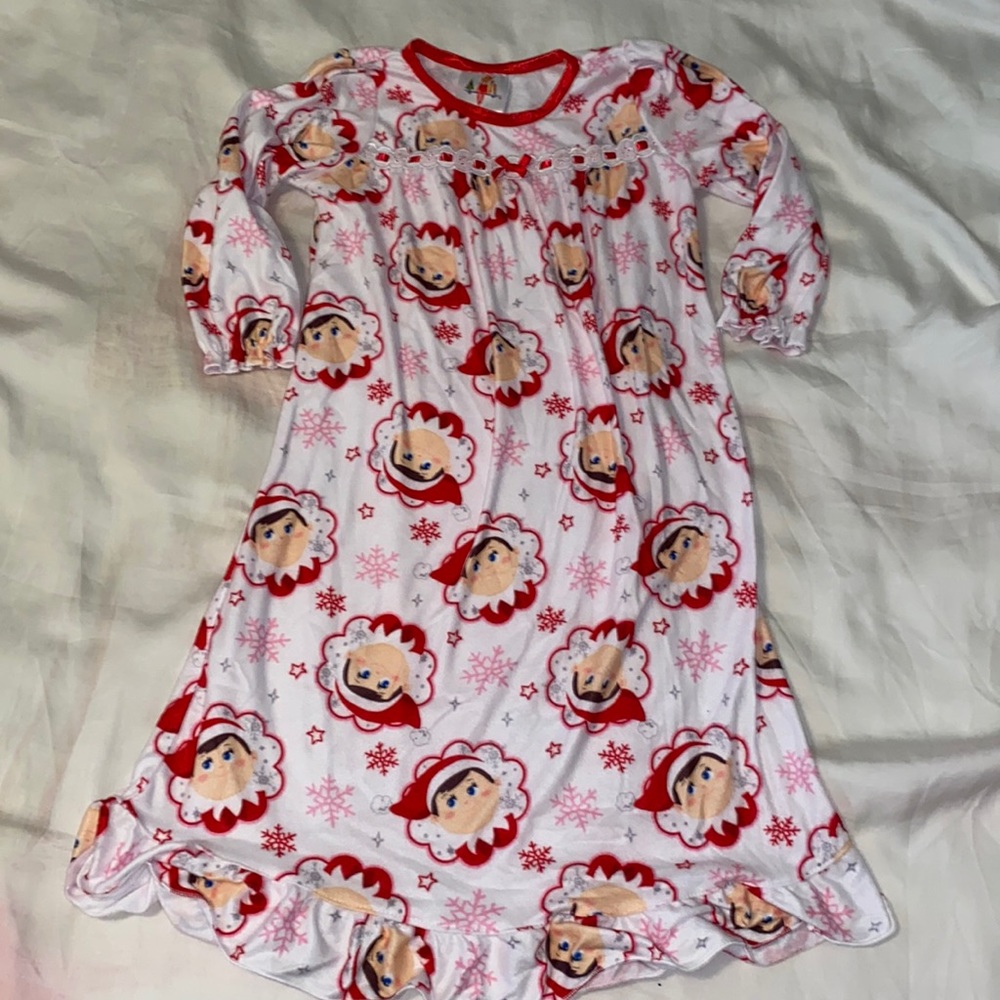 Elf on the shelf pajamas dress girls size 3T